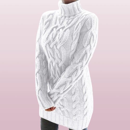 Brisael | Rimani caldo e accogliente con questo elegante vestito lavorato a maglia